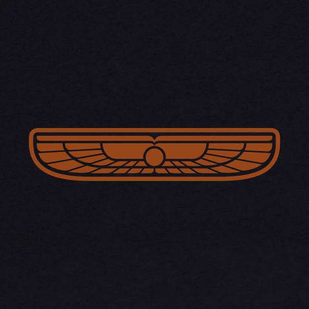 Brown Winged Sun Logo by Studio Yutani